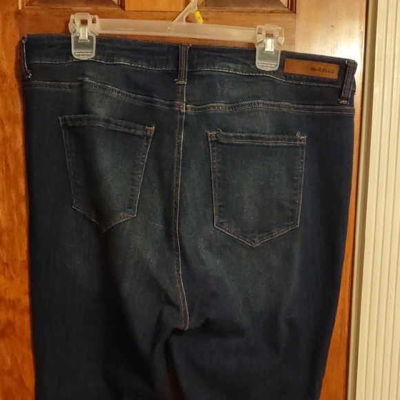 Cello Midnight Blue Cropped Jeans - Picture 3 of 3